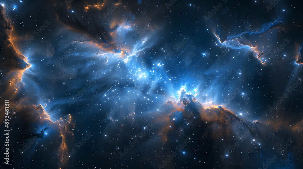 Starfield in deep space many light years Starfield in deep space many light years