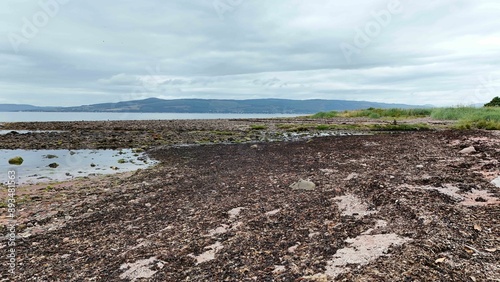 Scenic view of Skelmorlie, a village in North Ayrshire in the southwest of Scotland photo