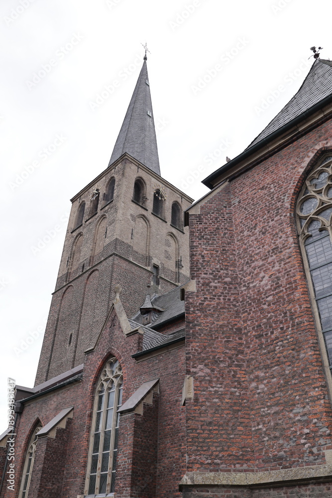 Historische Kirche im Zentrum von Wachtendonk in Nordrhein-Westfalen Historische Kirche im Zentrum von Wachtendonk in Nordrhein-Westfalen