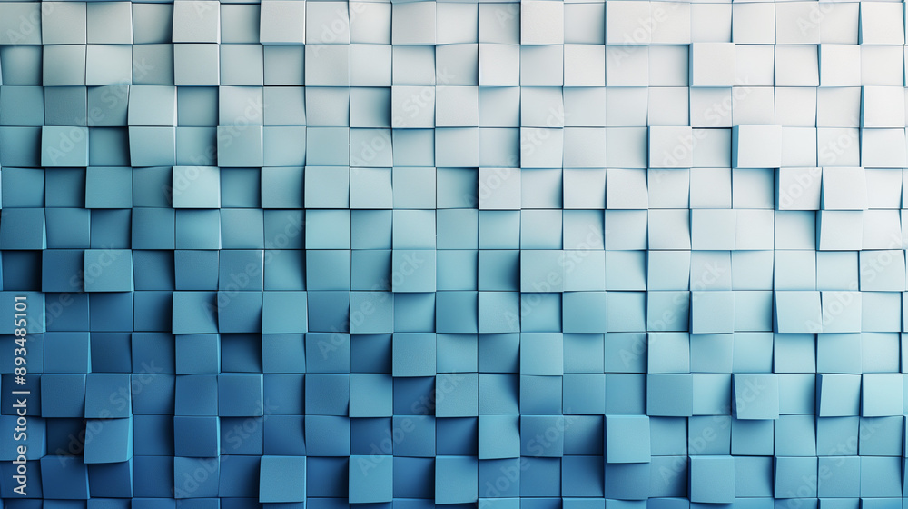 Blue Gradient Wavy Square Tiles Abstract Background Blue Gradient Wavy Square Tiles Abstract Background