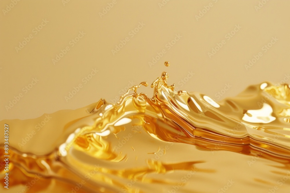 A clean minimalist simple style of melted gold liquid flowing on a clean background, A clean minimalist simple style of melted gold liquid flowing on a clean background,
