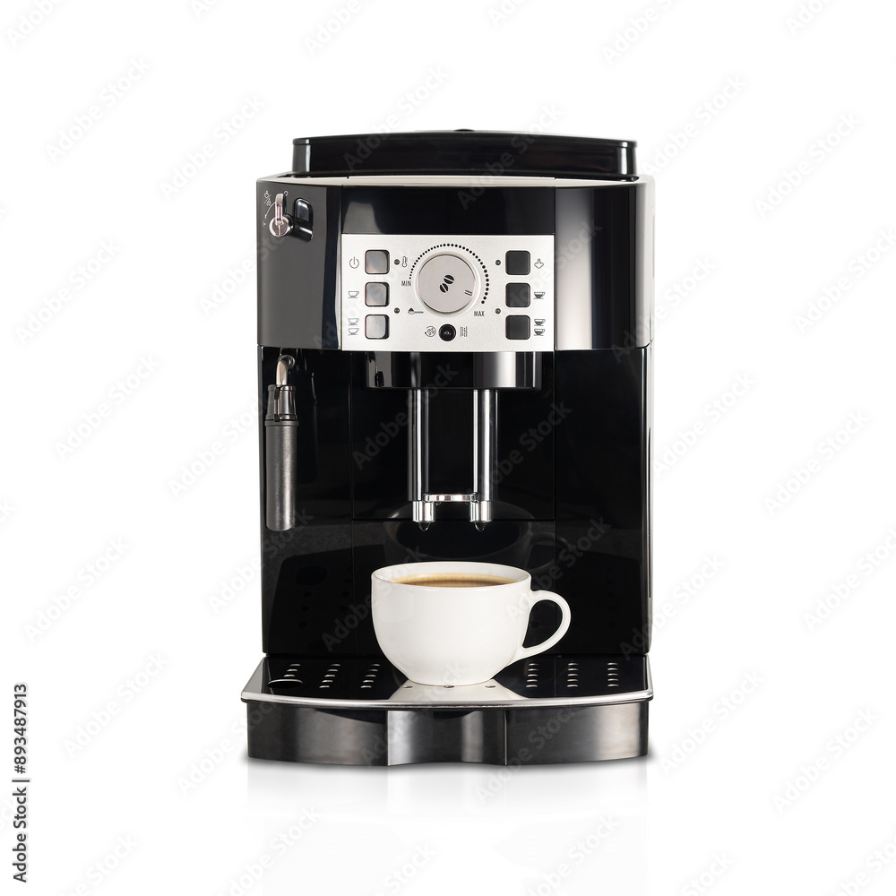 Espresso coffee machine isolated on white background. Espresso coffee machine isolated on white background.