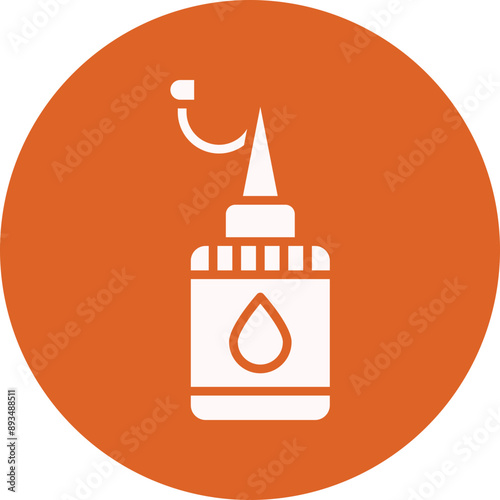 MachineOil glyph circle icon