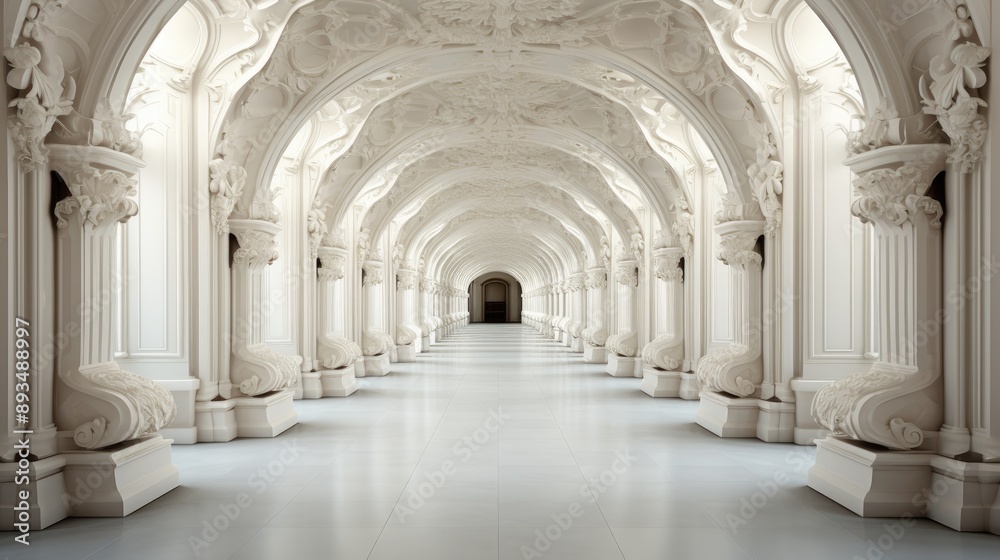 a large hall with a large ceiling and a large window. a large hall with a large ceiling and a large window.