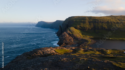 Sorvagsvatn Lake Faroe Islands Lake above the Ocean Vagar Island