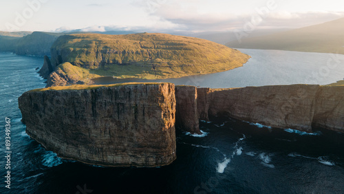 Sorvagsvatn Lake Faroe Islands Lake above the Ocean Vagar Island