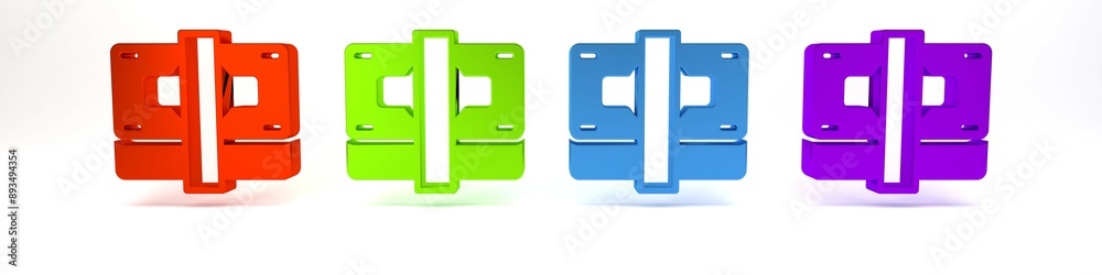 Colorful Stacks paper money cash icon isolated on white background. Money banknotes stacks. Bill currency. Minimalism concept. 3D render illustration Colorful Stacks paper money cash icon isolated on white background. Money banknotes stacks. Bill currency. Minimalism concept. 3D render illustration