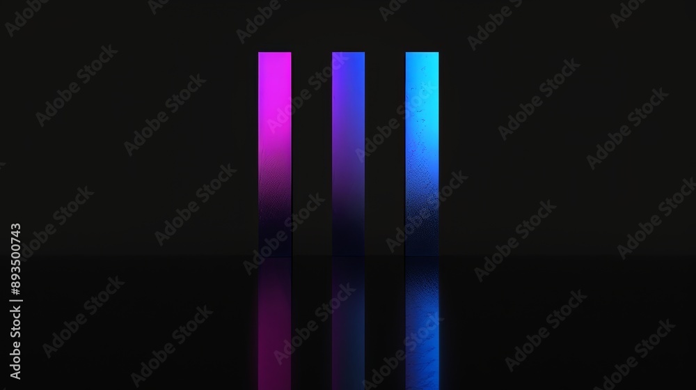 Neon lights of different colors on an abstract background Neon lights of different colors on an abstract background