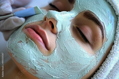 Facial treatment scene, sto...