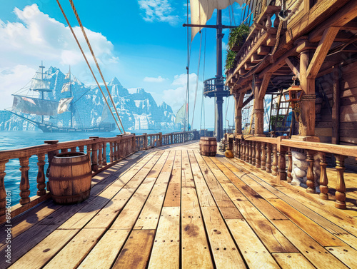 Pirate ship deck
