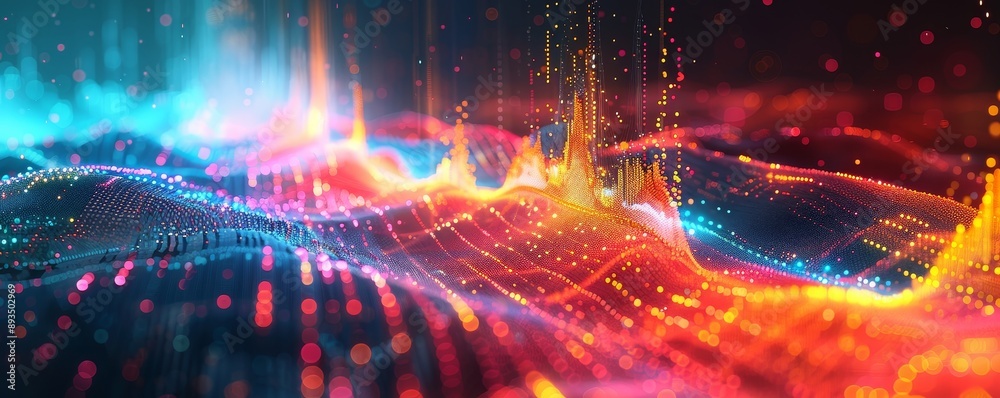 Abstract Fusion of Data Science and Investment Growth - Innovative Modern Art with Vibrant Colors and Dynamic Elements Abstract Fusion of Data Science and Investment Growth - Innovative Modern Art with Vibrant Colors and Dynamic Elements