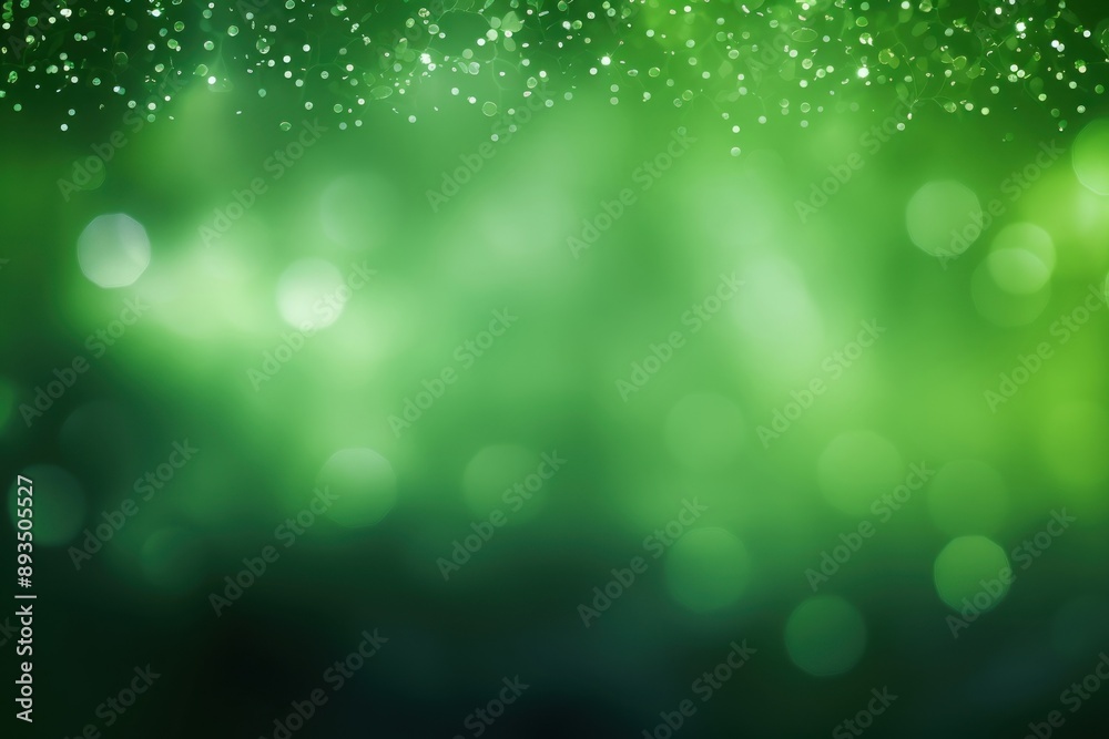 Fototapeta premium Green bokeh background light backgrounds outdoors.