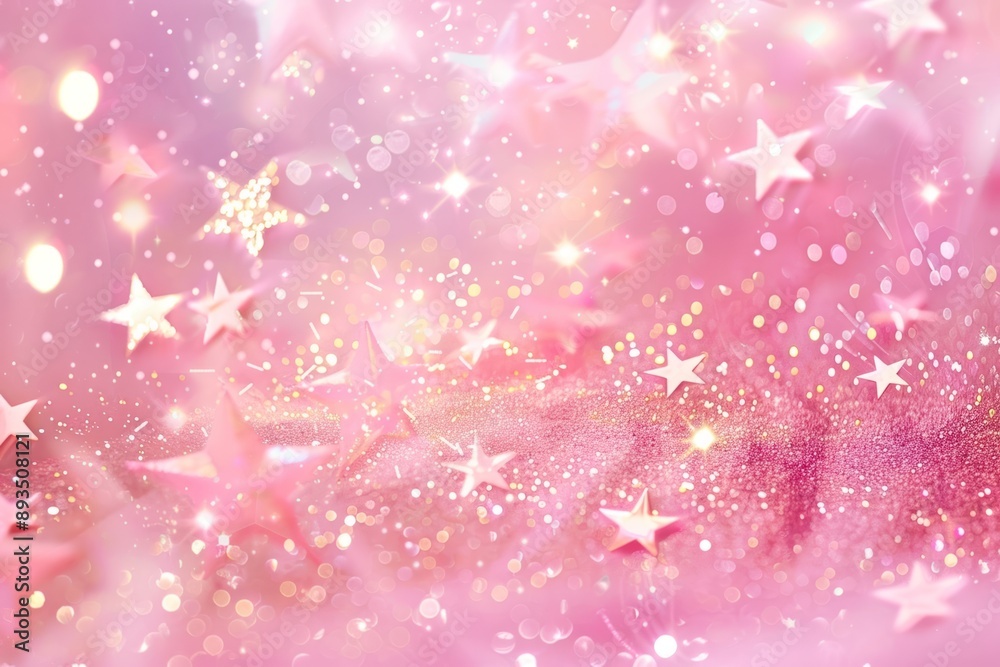 Pink background glitter animal shark. Pink background glitter animal shark.