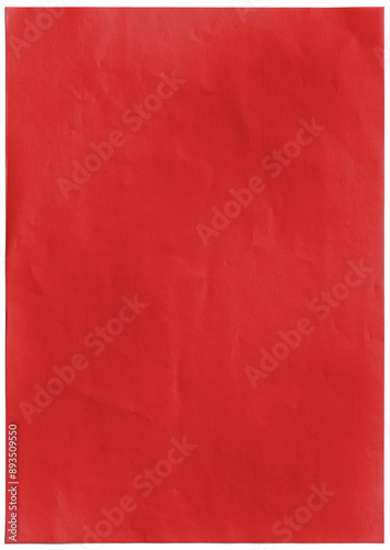 Blank Red Poster