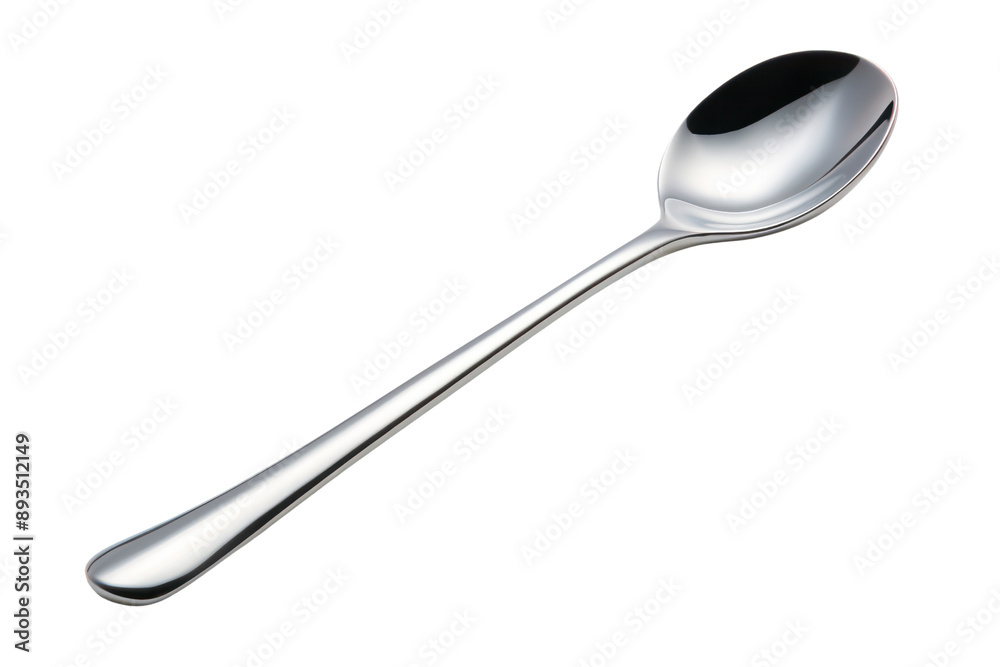 stainless steel ladle with a long, ergonomic handle, isolated on a white background stainless steel ladle with a long, ergonomic handle, isolated on a white background