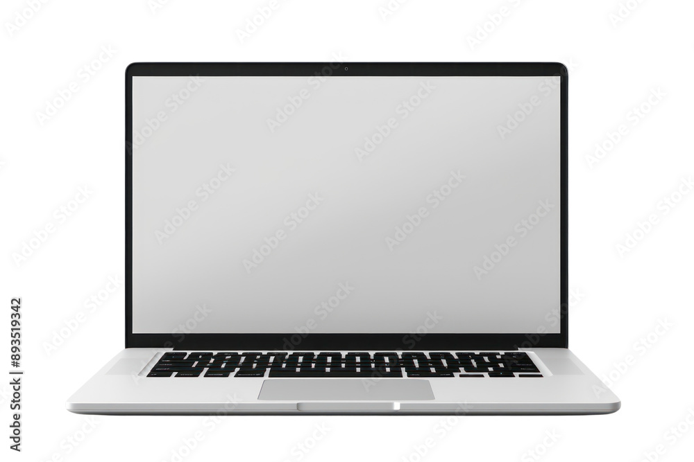 sleek, modern laptop with a minimalist design, isolated on a white background. sleek, modern laptop with a minimalist design, isolated on a white background.