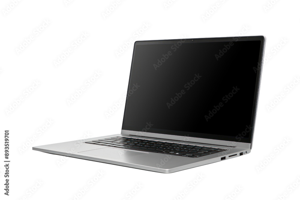sleek, modern laptop with a minimalist design, isolated on a white background. sleek, modern laptop with a minimalist design, isolated on a white background.