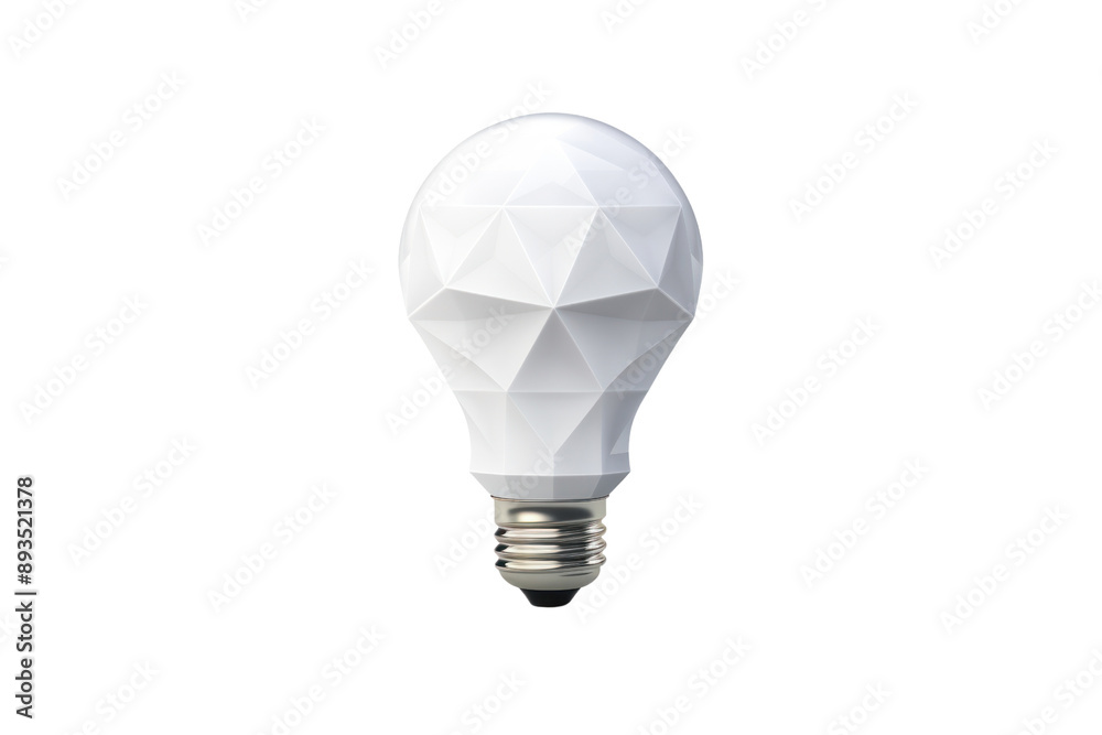 sleek, minimalist smart light bulb with a white, geometric design, isolated on a white background. sleek, minimalist smart light bulb with a white, geometric design, isolated on a white background.