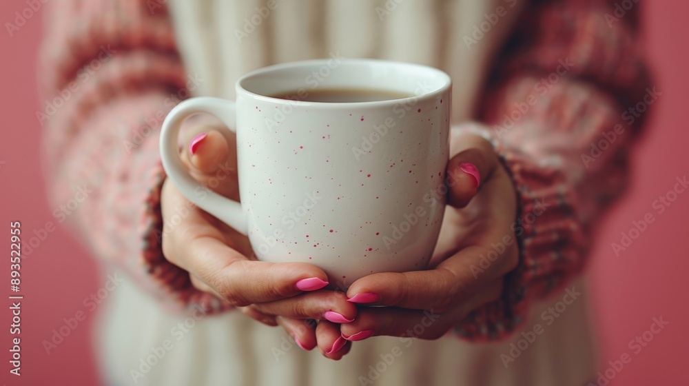 A Cozy Winter Morning With a Spot of Tea. Generative AI A Cozy Winter Morning With a Spot of Tea. Generative AI