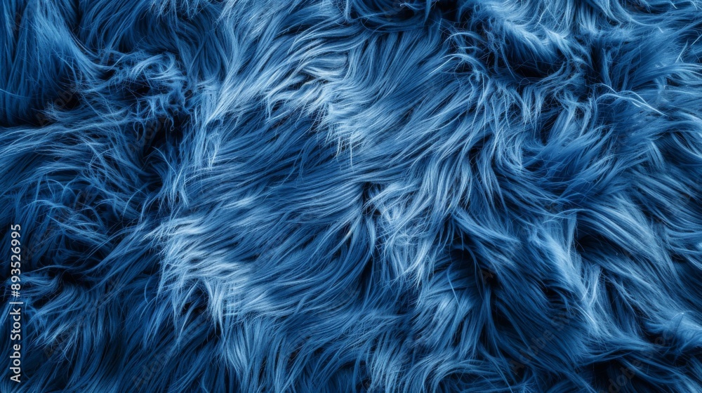 Obraz premium Background and texture of natural blue fur animal