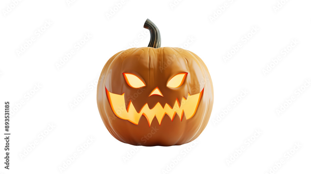 Halloween pumpkin isolated on transparent background Halloween pumpkin isolated on transparent background