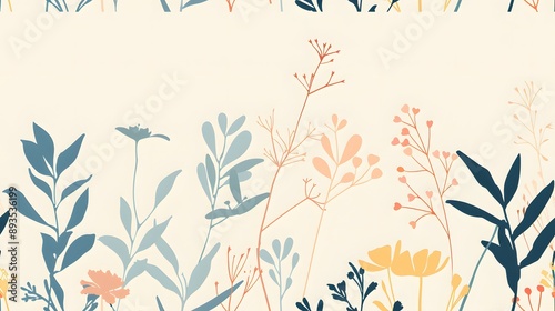 
A collection of image resources featuring simple, minimalistic paintings of various plants. Each image showcases a single plant, emphasizing clean lines and bold, vibrant color for a modern aesthetic