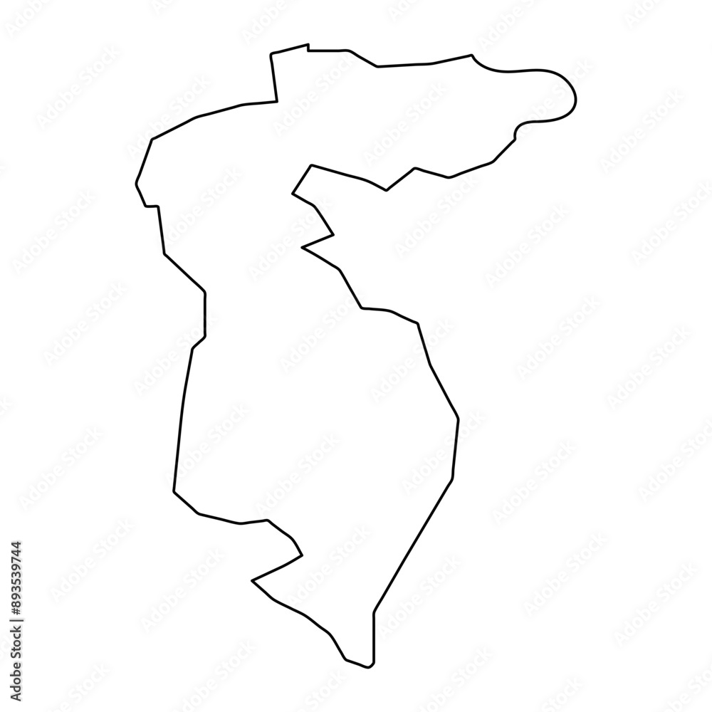 Bel Air district map, administrative division of Seychelles. Vector illustration. Bel Air district map, administrative division of Seychelles. Vector illustration.