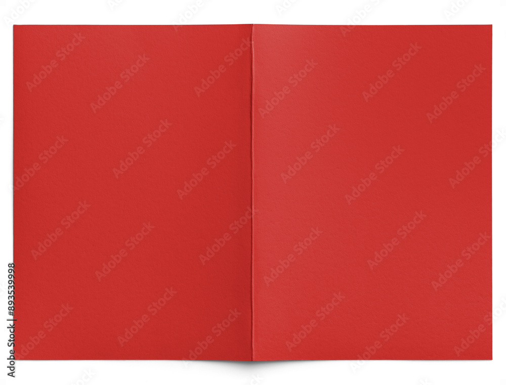 Open Red Greeting Card Cover 5x7in Open Red Greeting Card Cover 5x7in
