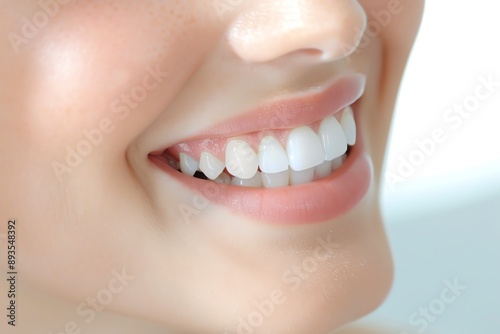 Close-up of a patient's face showing relief after a successful dental treatment, tooth pain, imitative presentation of post-treatment comfort