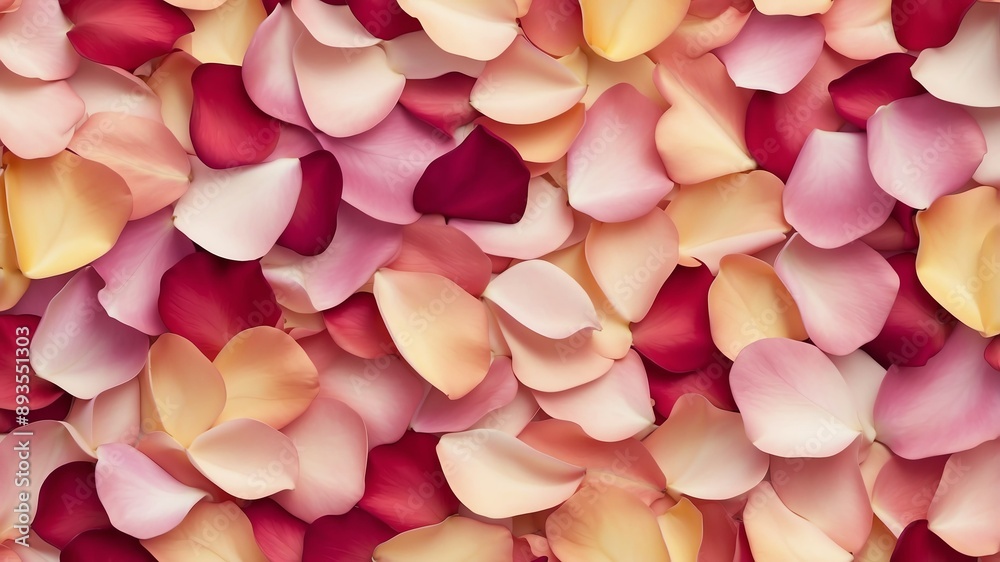 Obraz premium colorful rose petals abstract background design