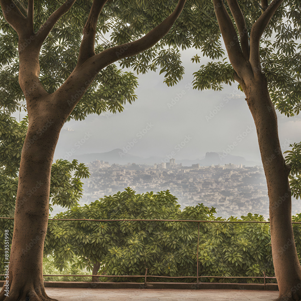 tree in the city