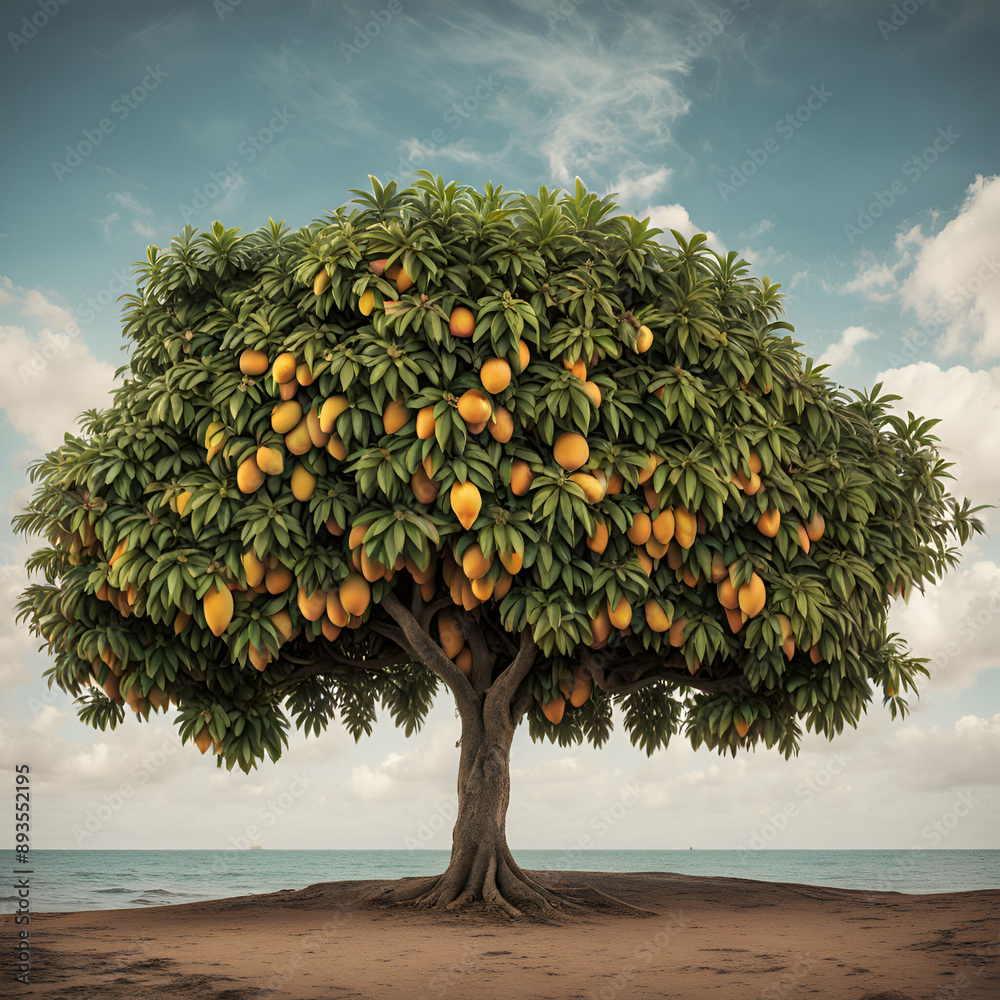 tree on the beach