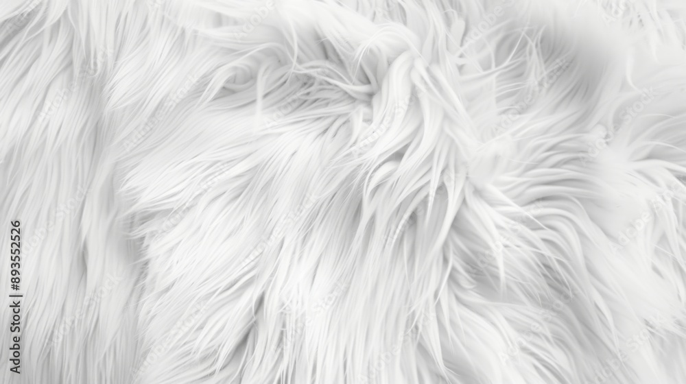 Background and texture of natural white fur animal Background and texture of natural white fur animal