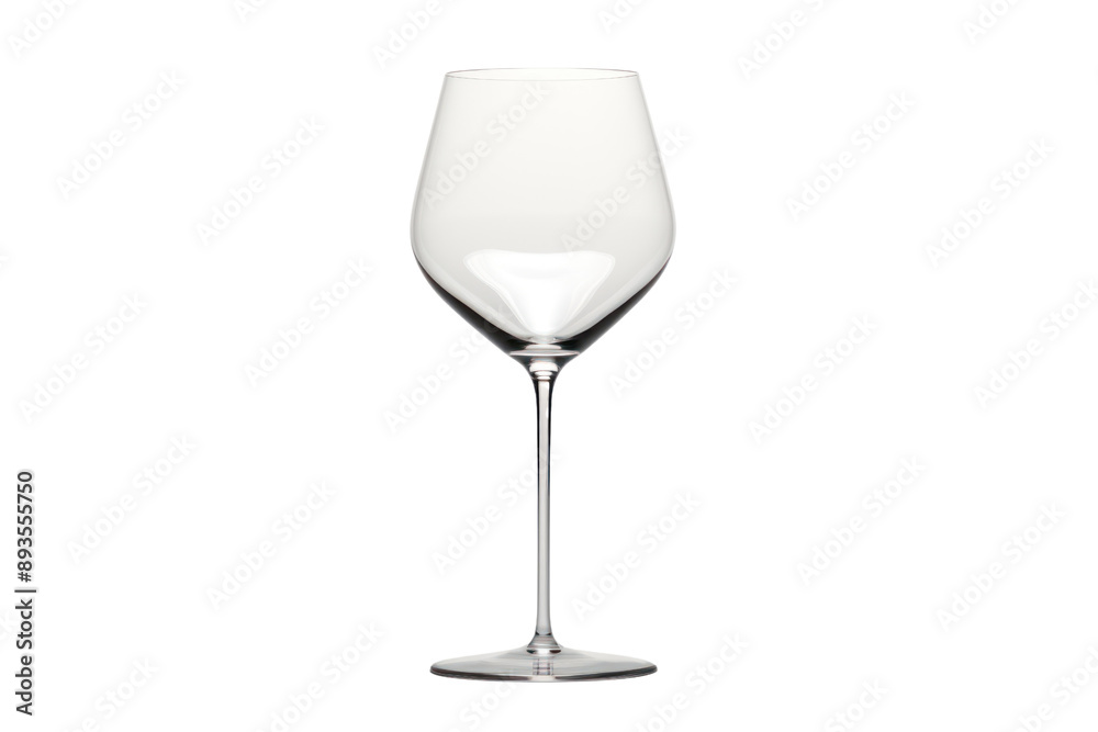 minimalist, elegant glass with a delicate stem and a thin rim, crafted from clear, high-quality glass. Isolated on a white background. minimalist, elegant glass with a delicate stem and a thin rim, crafted from clear, high-quality glass. Isolated on a white background.