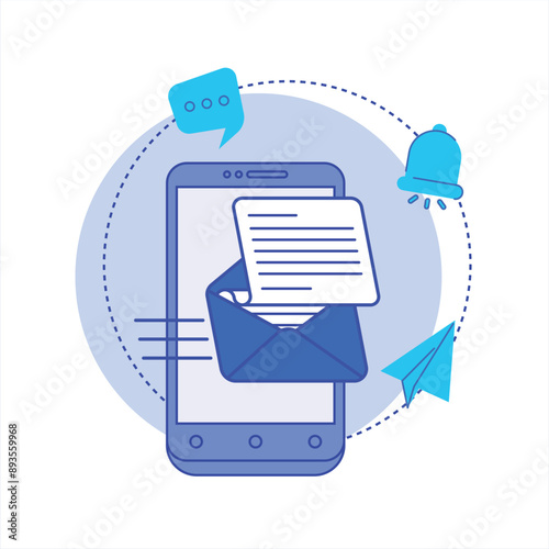 Sending E-mail via mobile phone.