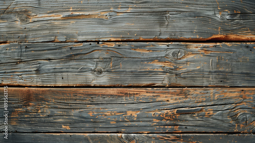 Vintage Rustic Charm: Closeup of Reclaimed Barn Wood with Intricate Texture and Distressed Finish