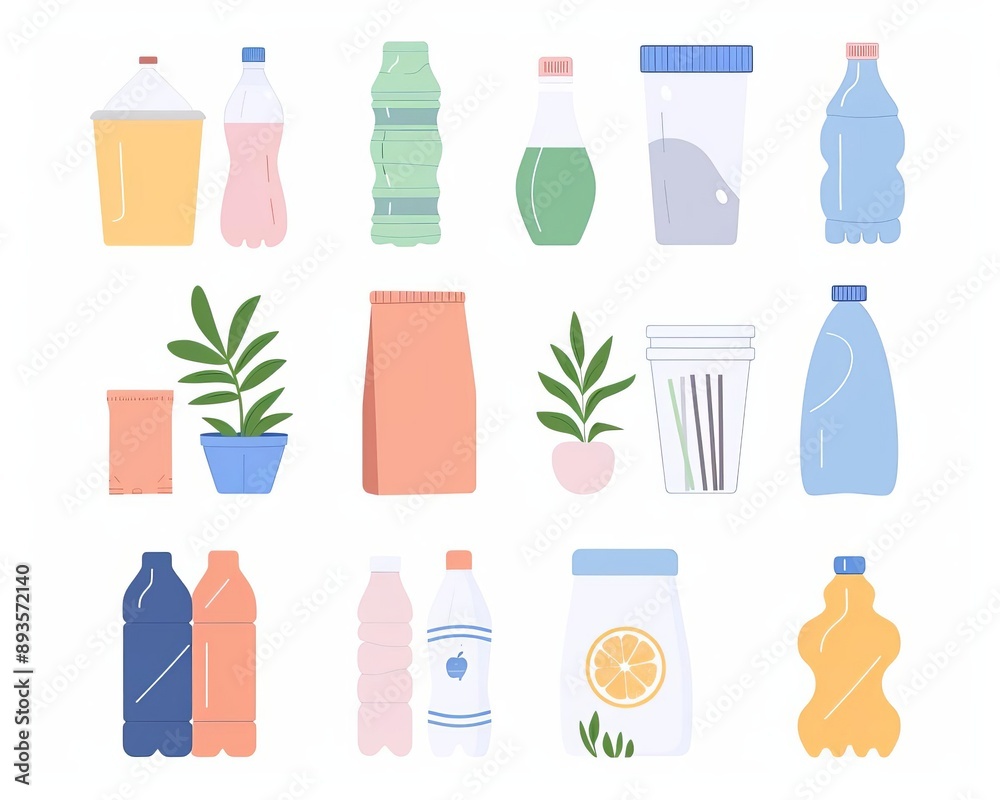 Diagram showing the benefits of reusable items versus disposable items, ecoconscious choices, sustainable alternatives Diagram showing the benefits of reusable items versus disposable items, ecoconscious choices, sustainable alternatives