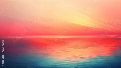 Sunset colors background with soft gradients and blurred light effects