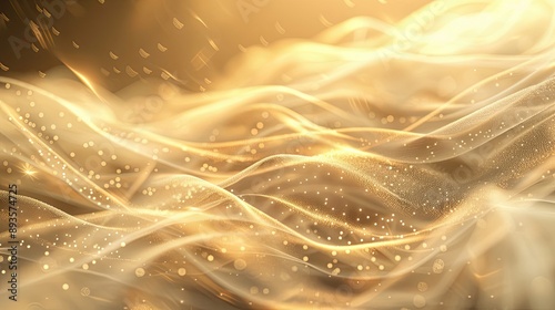 Elegant background with gold and ivory particles velvety texture
