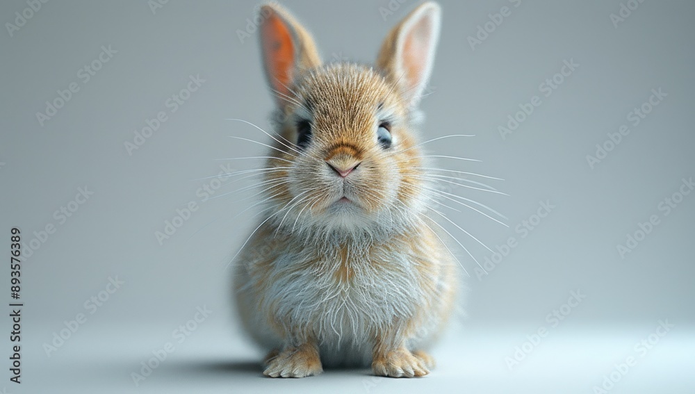 Adorable Baby Bunny Close-Up Adorable Baby Bunny Close-Up