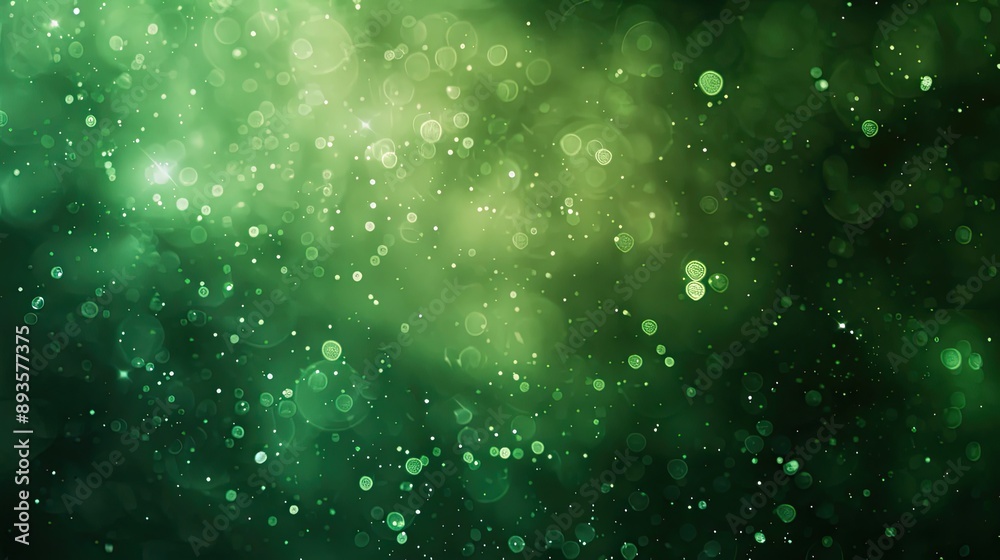 Abstract wallpaper with vibrant green hues bokeh dots and smooth gradients Abstract wallpaper with vibrant green hues bokeh dots and smooth gradients