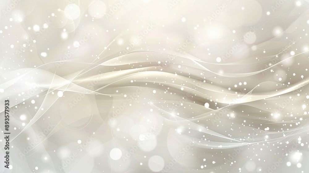 Mesmerizing background with white gradients bokeh lights wave textures and stars Mesmerizing background with white gradients bokeh lights wave textures and stars
