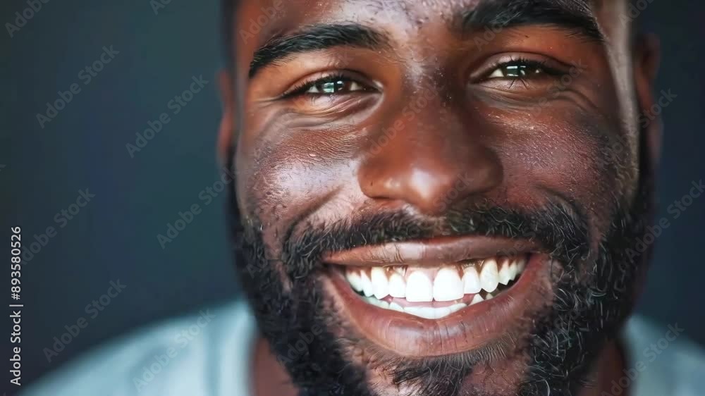 African man with white teeth on an isolated background African man with white teeth on an isolated background