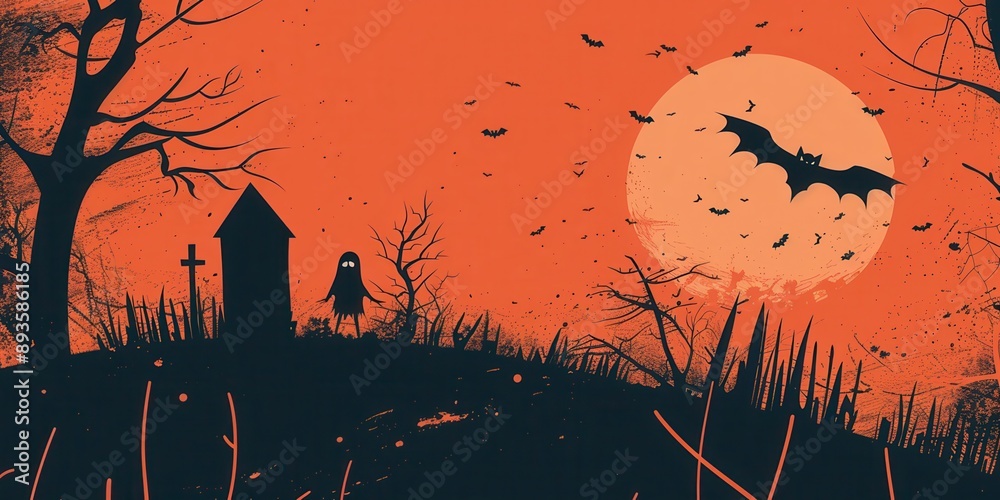 Trendy Halloween Poster Trendy Halloween Poster