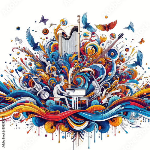 this vector about symphony of color 