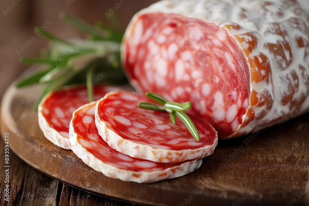 Salame Milano - popular italian delicacy Salame Milano - popular italian delicacy