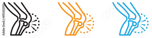 Treatment arthritis icon vector logo set collection for web app ui