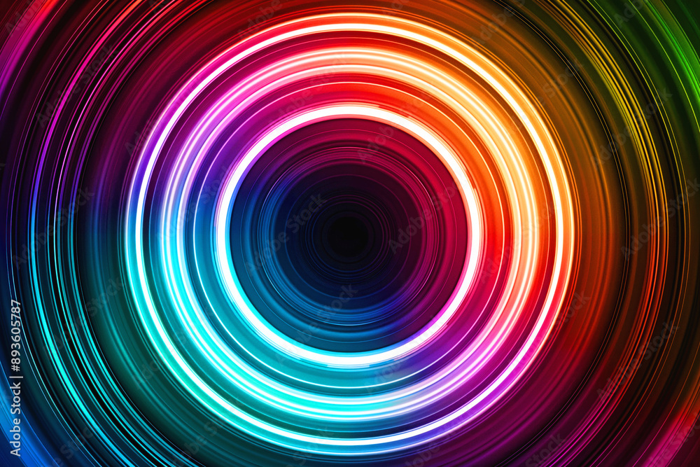 Abstract bright circle loop background
Abstract bright circle loop background