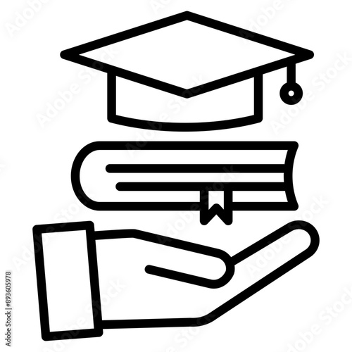 Learning Support  Icon Element For Design