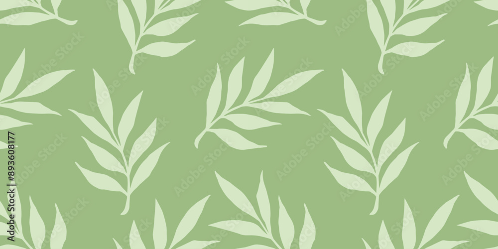 Leaf Pattern. Branch with Leaves Texture. Floral Seamless Pattern. Branch Background. Leaf Pattern. Branch with Leaves Texture. Floral Seamless Pattern. Branch Background.